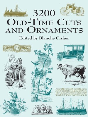 cover image of 3200 Old-Time Cuts and Ornaments